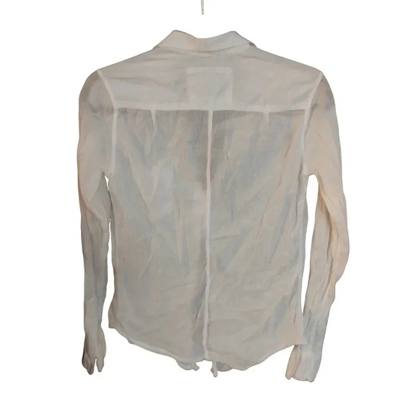 Frank & Eileen Barry Long Sleeve Shirt in White - Picture 6 of 7